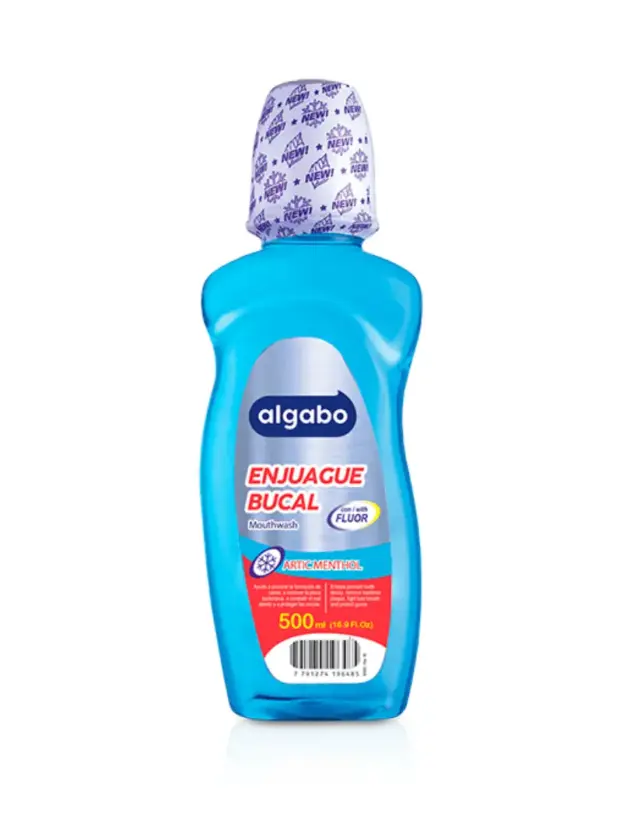 ALGABO ENJUAGUE BUCAL MENTOL 500ML