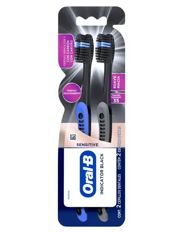 Cepillo Oral-B INDICATOR BLACK 2un