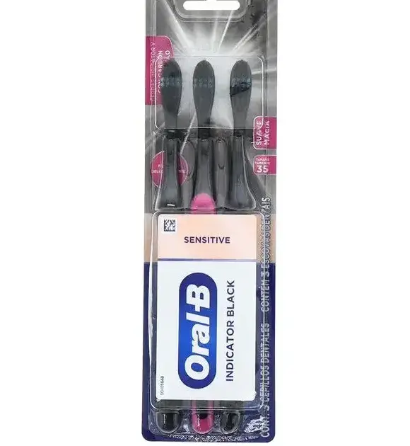 ORAL-B INDICATOR BLACK SENSITIVE CEPILLO DENTAL 3UN.