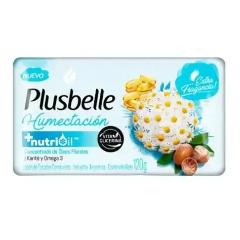 Plusbelle Humectación jabón en pan 120gr