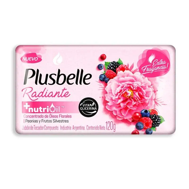 Plusbelle Radiante jabón en pan 120gr
