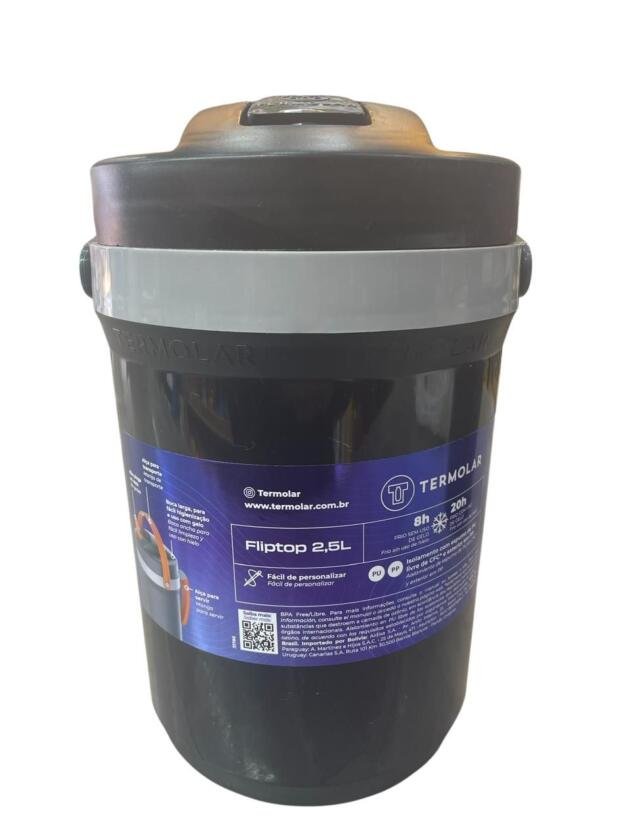 Termolar Fliptop 2,5Lt (negro)