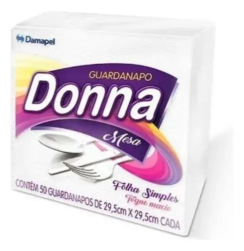 Servilleta Donna 50un 29,5cm X 29,5cm