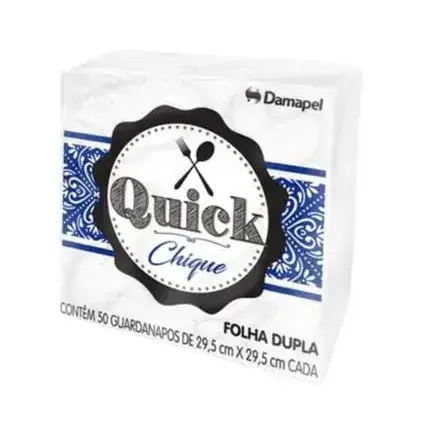 Servilleta Quick 50un 29,5cm X 29,5cm