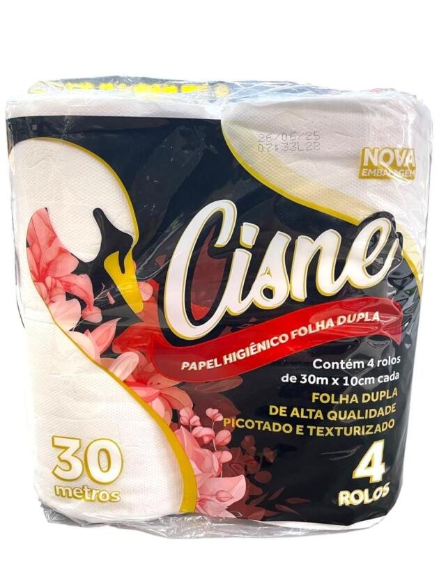 Papel Higiénico Cisne 4rollos x 30mtrs