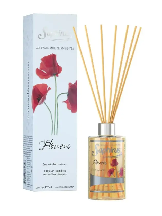 Saphirus Difusor con palillo Flowers