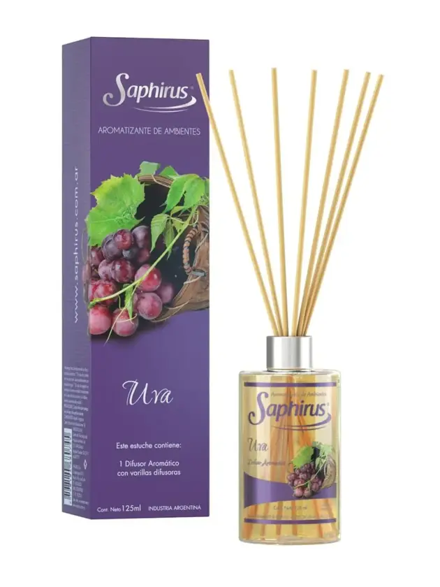 Saphirus Difusor con palillos UVA