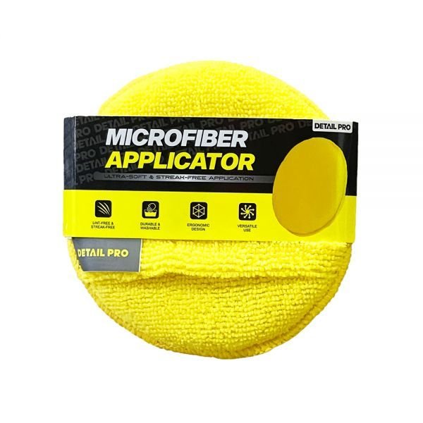 Aplicador Microfibra generico redondo DETAIL PRO