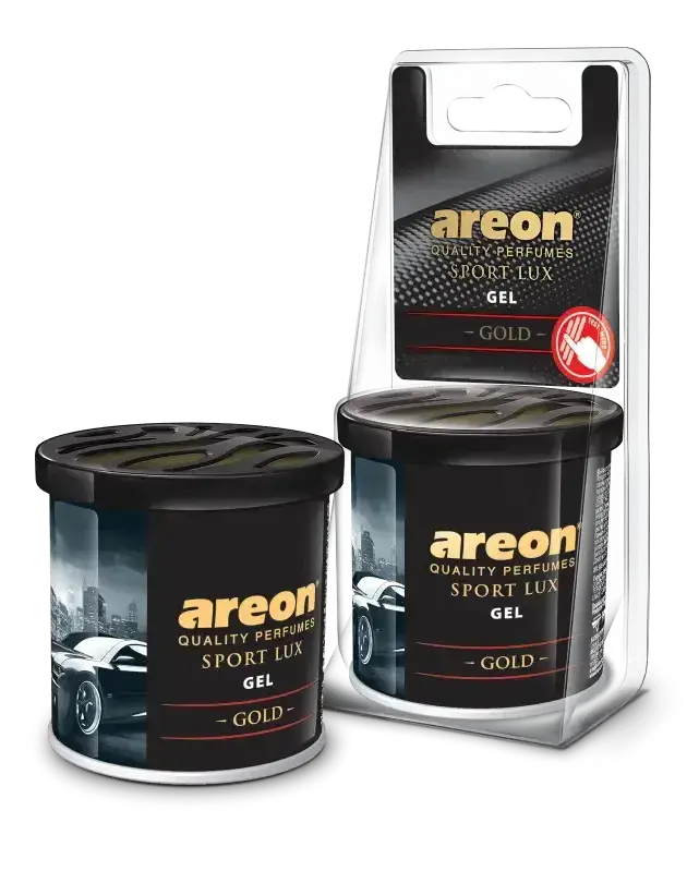 Areon GEL negro sport lux, GOLD