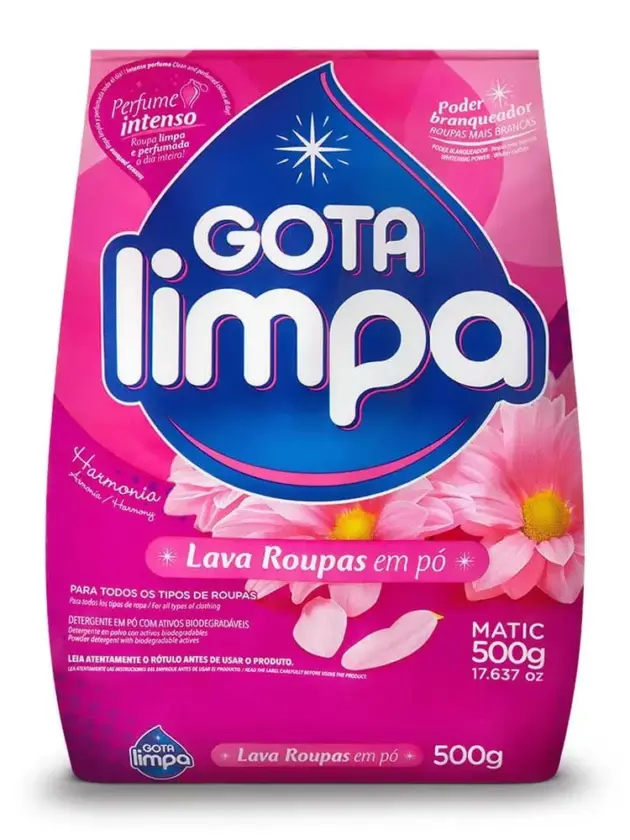 JABON EN POLVO 500gr. GOTA LIMPA ARMONIA