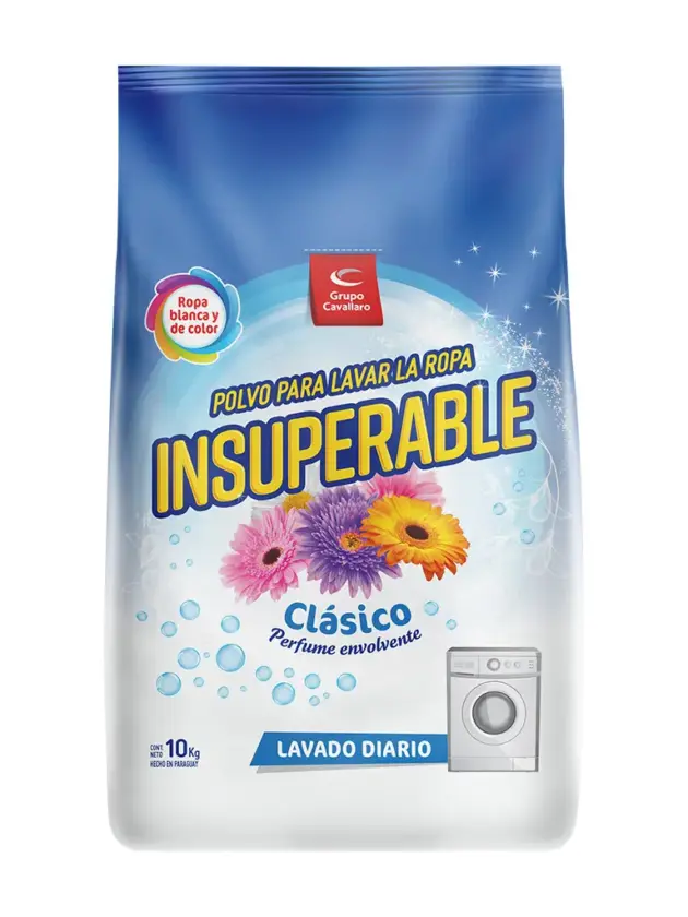 POLVO PARA LAVAR LA ROPA INSUPERABLE Clásico - Bolsa de 10Kg