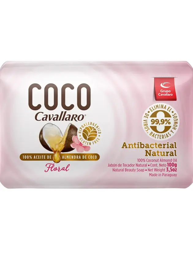 JABON DE TOCADOR COCO CAVALLARO FLORAL- Pastilla 100g