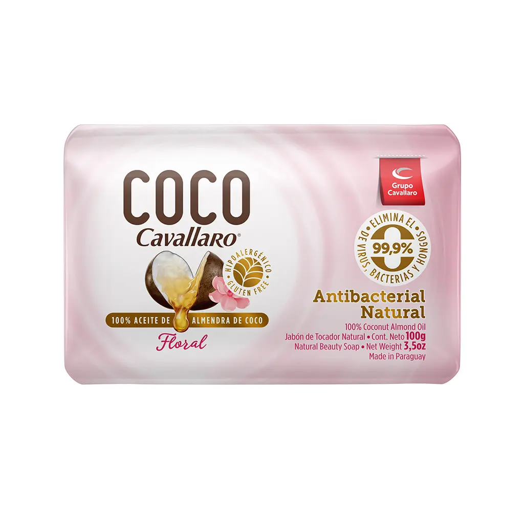JABON DE TOCADOR COCO CAVALLARO FLORAL- Pastilla 100g