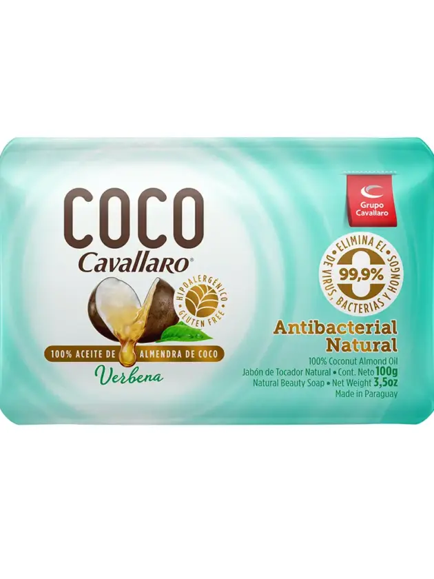 JABON DE TOCADOR COCO CAVALLARO Verbena - Pastilla 100g