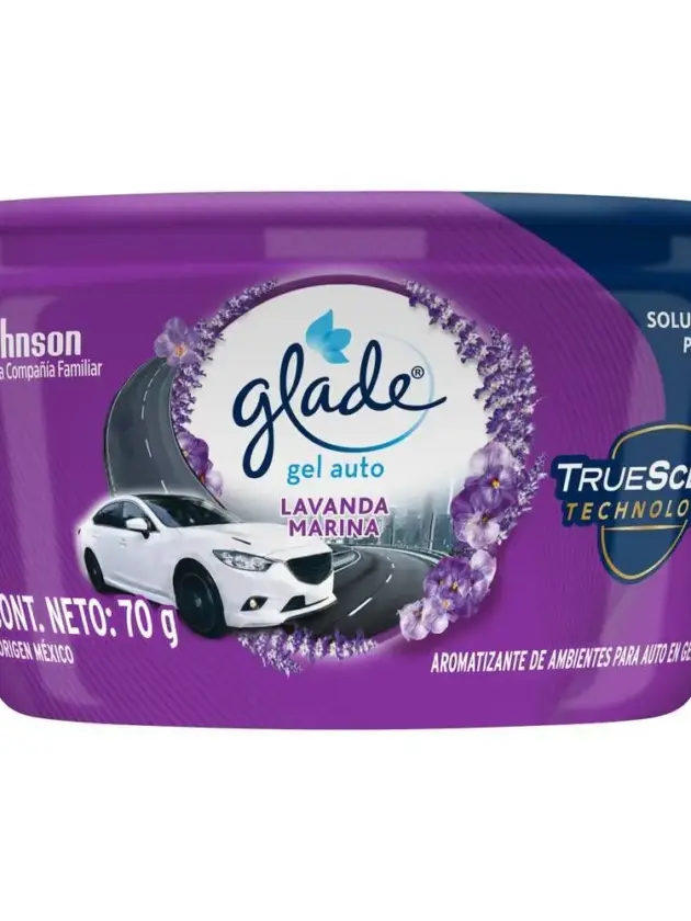 Glade desodorante Gel p/ Auto lavanda Marina