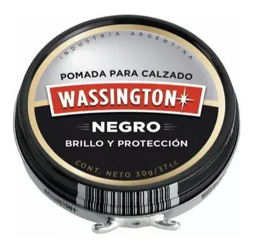 WASSINGTON POMADA NEGRO 30GR PARA CALZADOS