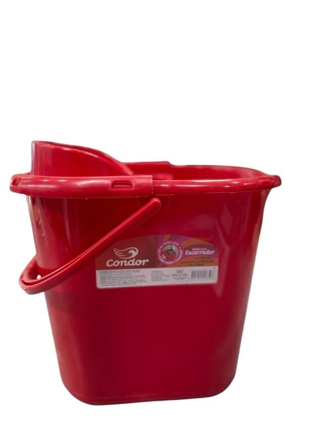 Balde Plast. Rojo para Mopa Condor