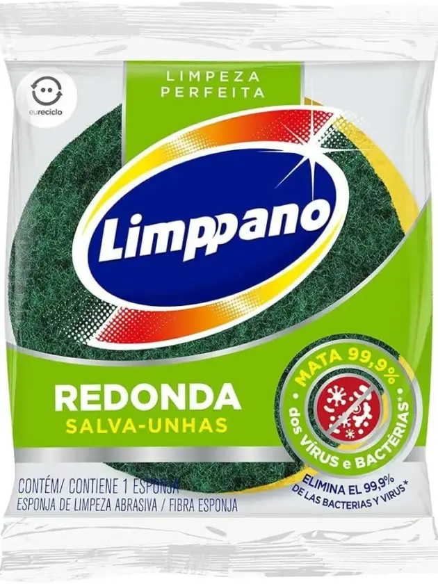 ESPONJA SALVA UÑAS REDONDA LIMPPANO