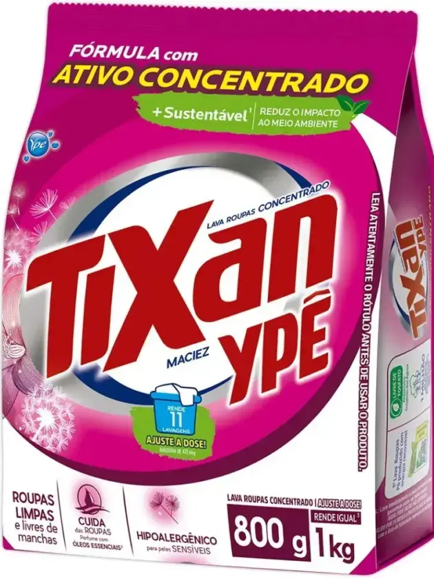 Jabon en Polvo 800gr Tixan Sachet Suavidad