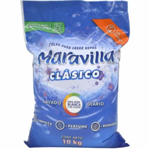 Jabón en Polvo Maravilla de 10kg