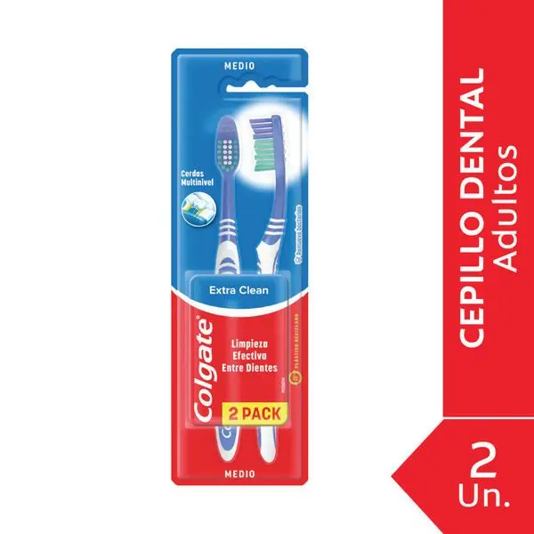 COLGATE CEPILLO DENTAL MEDIO EXTRA CLEAN