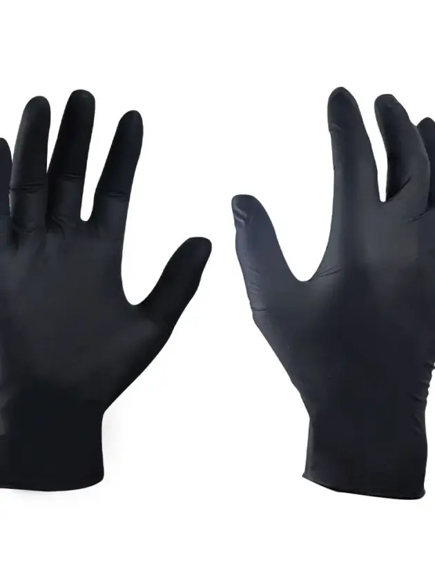 Guante de Nitrilo Negro, B MEDICAL. S