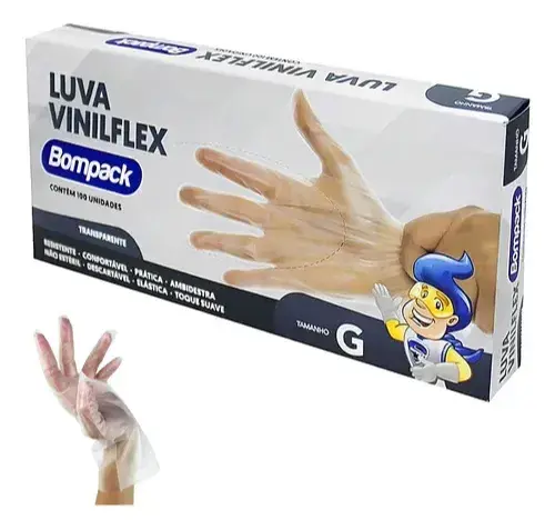 Guante de Vinilo BOMPACK. Tam G
