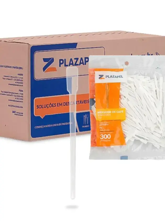 Cucharita para Cafe Transp. 300UN. PLAZAPEL