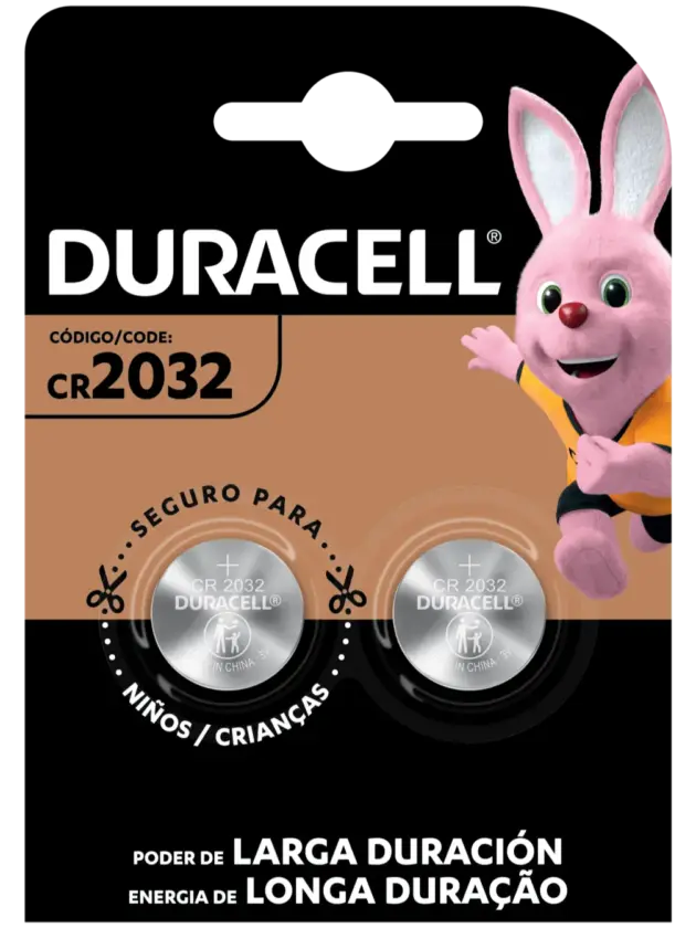 PILAS DURACELL, CR 2032 x2UN.