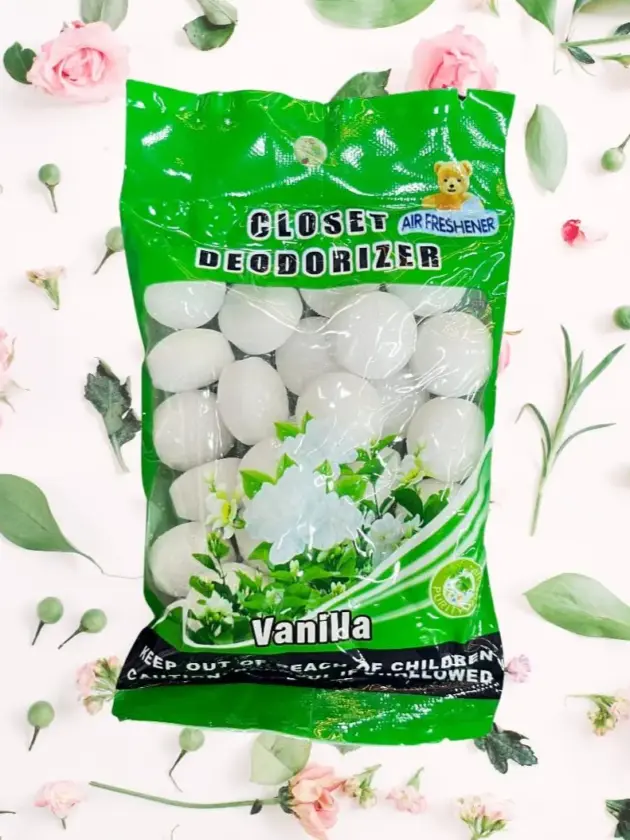 Naftalina aromatizada, Vainilla 100gr. AIR FRESHENER