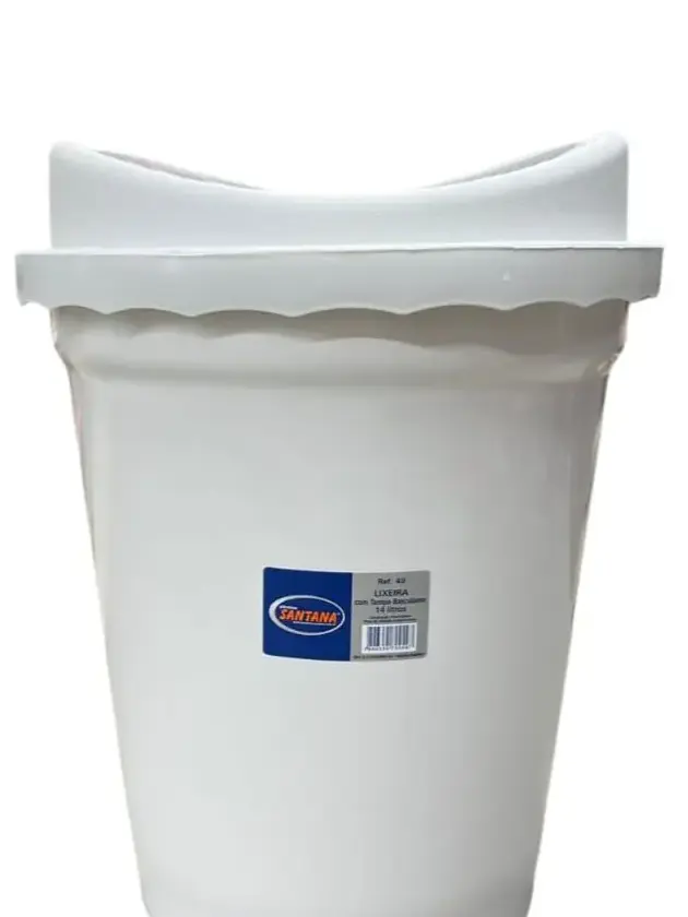 Basurero Plast. Movil 14lt SANTANA. Re. 049