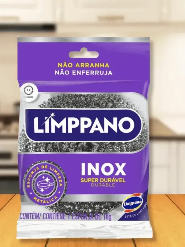 Esponja de ACERO INOXIDABLE LIMPPANO
