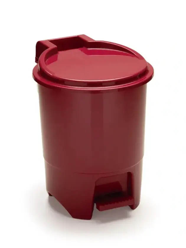 BASURERO PLAST. C/ PEDAL 12,5LT R.654 PLASMONT