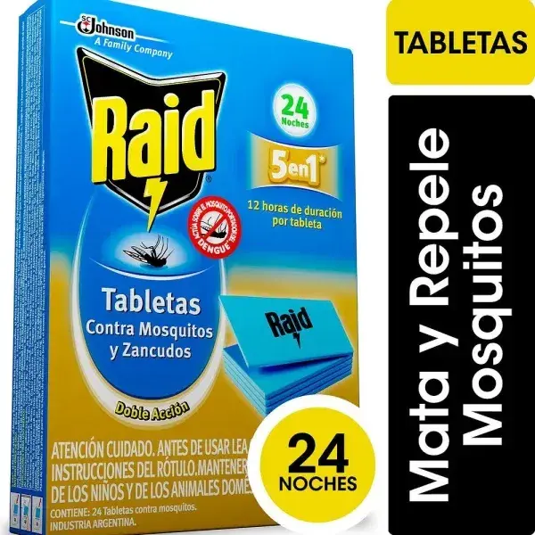 RAID MATS TABLETAS AIR NUEVO, 24 NOCHES