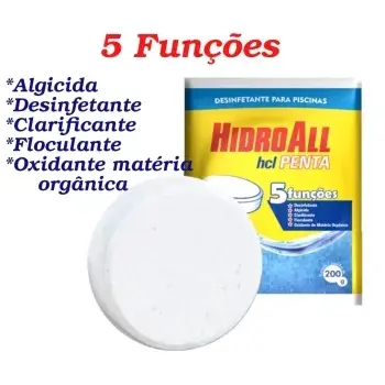 HCL Penta, Tricloro estabilizado, HIDROALL 200gr