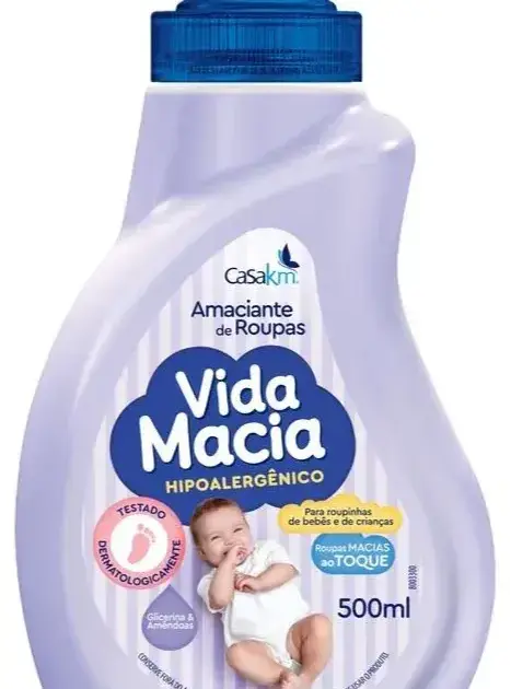 Suavizante Vida Macia Glicerina E Amêndoas 500ml