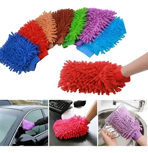 GUANTES CON MICROFIBRA PARA AUTO, GRANDE