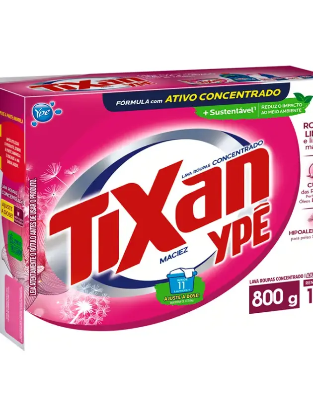 Jabón en Polvo Tixan Box Suavidad, 800gr