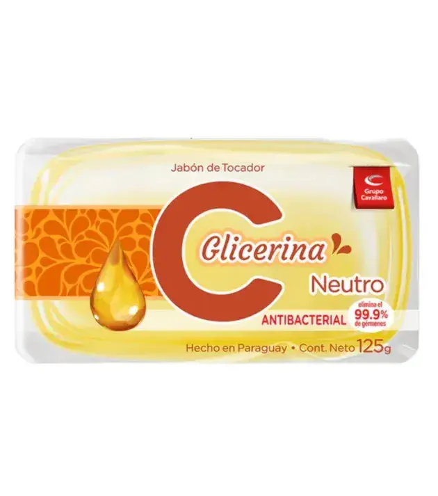 JABON DE TOCADOR GLICERINA Neutro Antibacterial  125GR