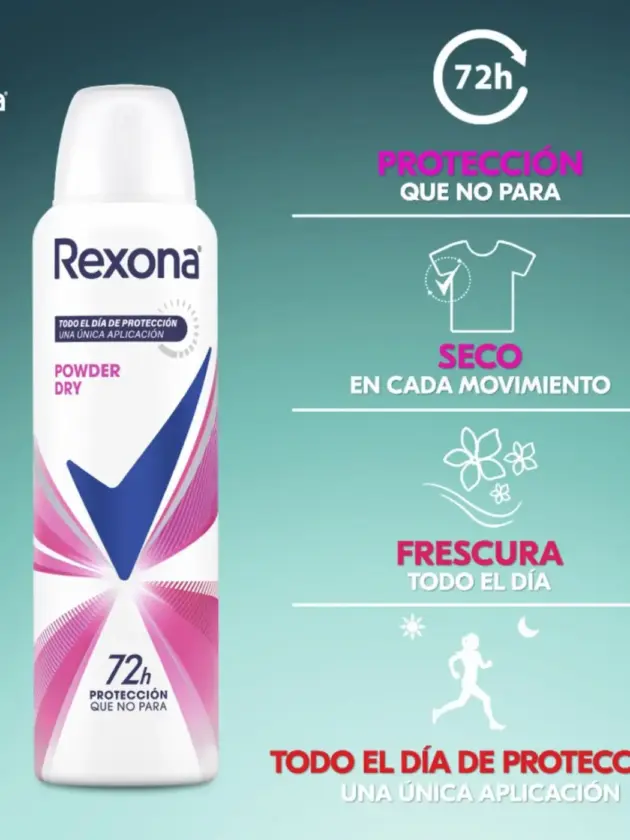 Antitranspirante, Powder Dry Rexona