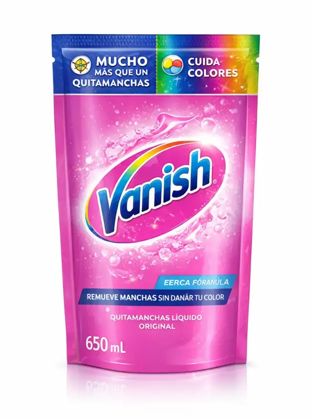 QUITA MANCHAS VANISH MULTIUSO ROSA DP 650 ML