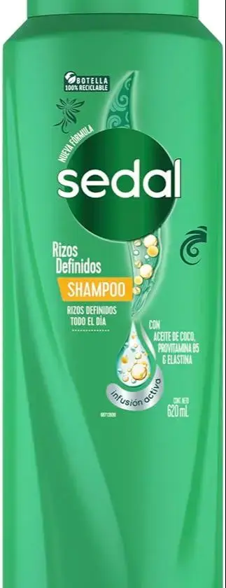 Shampoo Sedal Rizos Definidos de 340 ml.