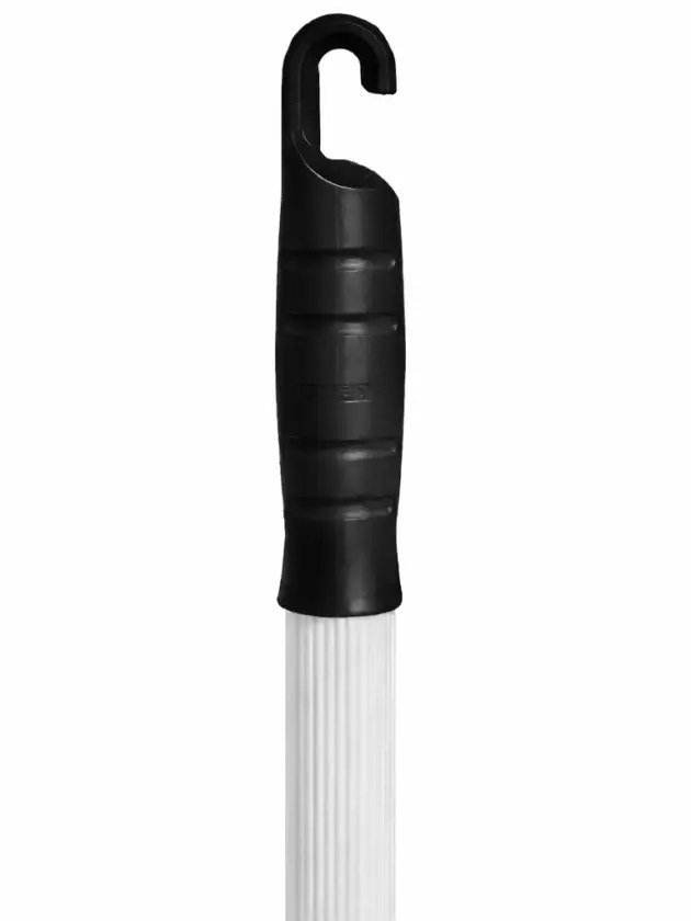 MANGO ALUMÍNIO 140CM NOBRE, Extremos NEGRO.