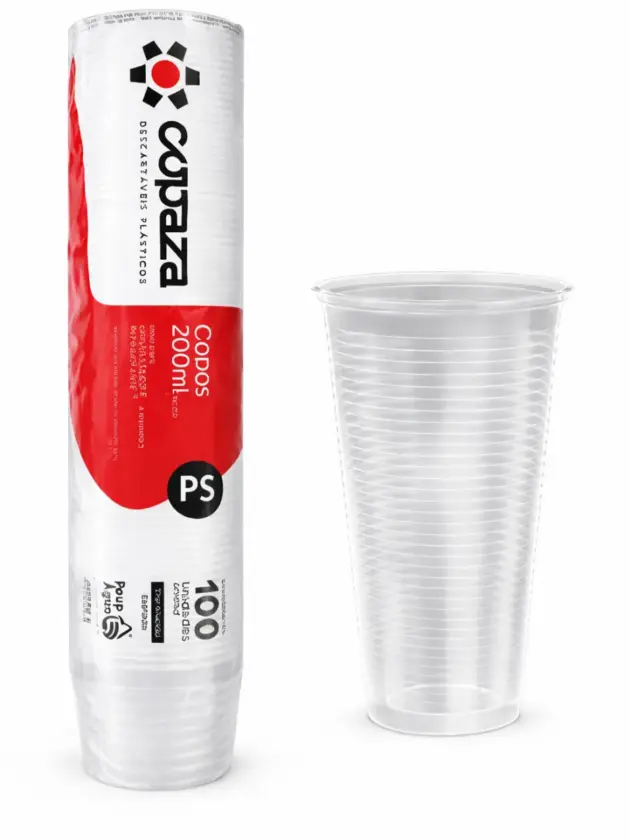 VASO COPAZA 200ML 100UNID