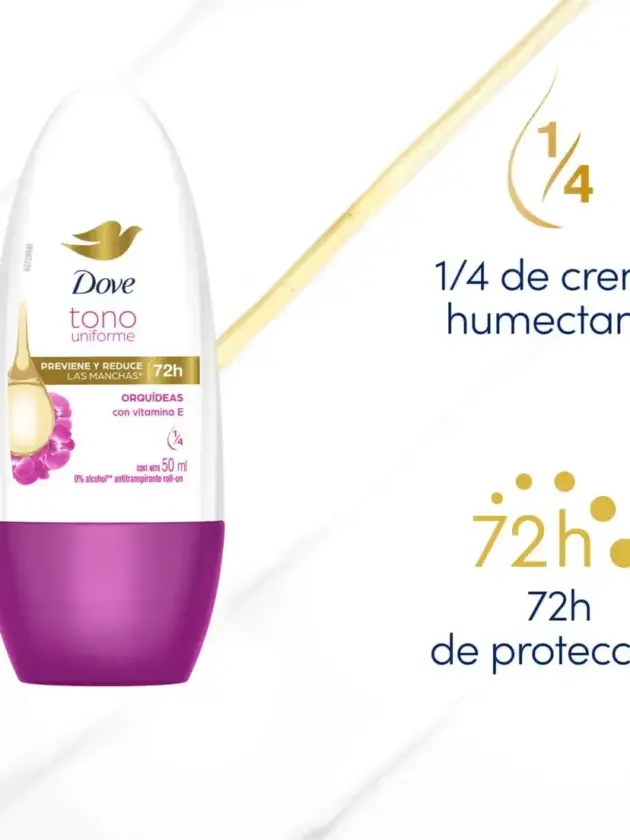 Desodorante dove tono uniforme 72h 50gr