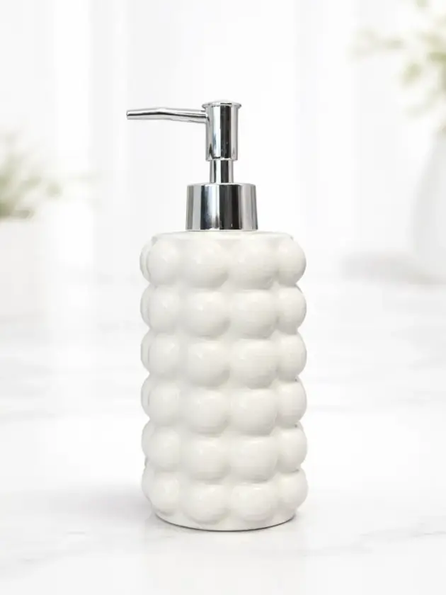 Jabonera de Cerámica Blanca