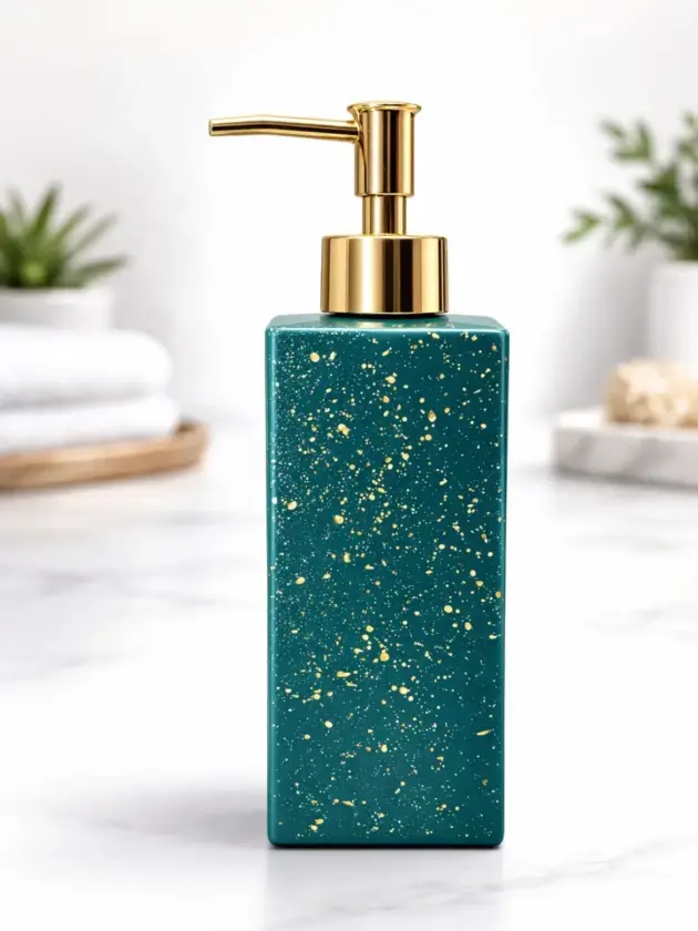 Jabonera de Cerámica color Verde