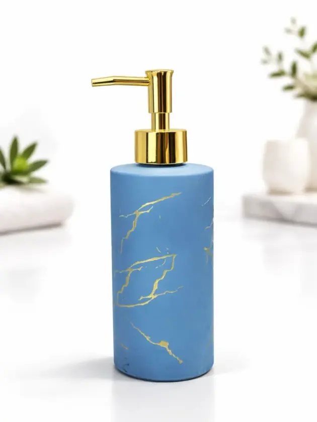 Jabonera de Cerámica color Azul.