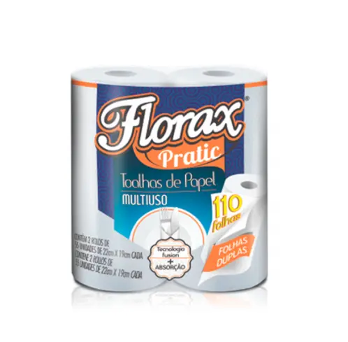 TOALLA COCINA FLORAX 2x110c