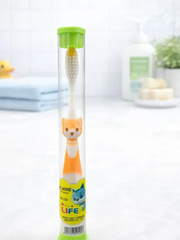 Cepillo dental Infantil Gatito con Estuche